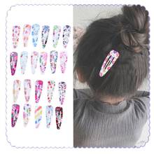 100 Pcs Hair Clips Metal Floral Pattern Lovely Barrettes Snap Hair Accessories Hairpins for Toddlers Teens 2024 - buy cheap