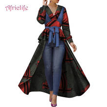 Dashiki New Women 100% Cotton African Print Dashiki Stunning elegant African Ladies Dress with Belt Traditional Clothing WY4400 2024 - buy cheap