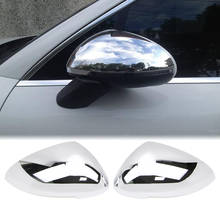 Side Wing Mirror Cover for Porsche Macan 2014 2015 2016 2017 2018 2019 2020 Chrome Trim Exterior Rearview Mirror Cap Cover 2024 - buy cheap