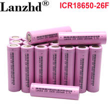 Batería de iones de litio para linterna portátil, pilas recargables 26F de 3,7 mAh, 18650 V, 2600 2024 - compra barato