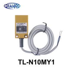 Sensor de proximidade indutivo para embutir com 2 fios, sem lâmpada de detecção de distância, 10mm, sensor de comutação de proximidade