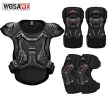 WOSAWE Adult Motorcycle Body Armor Motocross Chest Back Protector Vest Snowboard Ski Jacket Racing Protective Body Guards Armor 2024 - buy cheap