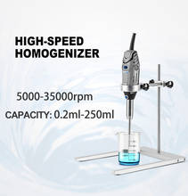Lab Equipment Homogenizer Disperser Mixer Laboratory Adjustable High Speed Homogenizer Biological Chemical Cell research tool 2024 - buy cheap