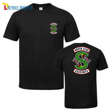 Summer Riverdale South Side Serpents T Shirt 100% Cotton  Best Gift  Men's T-Shirt For Men Short Sleeve O Neck  Casual Top Tee 2024 - buy cheap