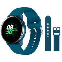 22mm 20mm Silicone Strap for Samsung Galaxy Watch 46mm Gear S2 Active 2 Correa Watchband for amazfit gtr smart bracelet 2024 - купить недорого