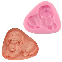 3D Stereo Dog Fondant Food Grade Liquid Silicone Cake Mold DIY Soap Chocolate Mold Cake Decorating Tools 2024 - buy cheap