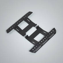 Placas laterales de armadura resistente, deslizador de pedales de Metal para 1/10 RC Crawler Axial SCX10 RC4WD TF2 RGT 86100 2024 - compra barato