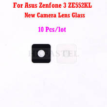 10 pieces New Original ZE552KL Glass Housing For Asus Zenfone 3 ZE552KL Back Battery Door Cover Camera Lens Glass 2024 - buy cheap