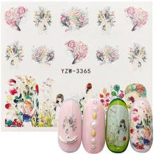 1 Sheet Nail Water Sticker DIY Chic Bouquet Nail Art Paper Decoration  Comic Girl Style Manicure Modeling Decals Tool 2024 - buy cheap