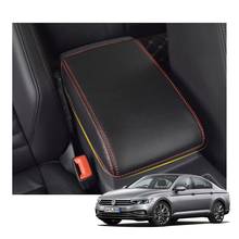 LFOTPP Car Armrest Box Cover For Passat B8/Arteon 2/Passat Valiant 2018 2019 2020 Vehicle Central Control Container Pad Leather 2024 - buy cheap