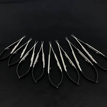 Castrovertical suporte de agulha com trava de aço inoxidável, instrumento para dentista oftálmico instrumentos cirúrgicos veterinários 2024 - compre barato