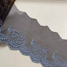 2Yards Exquisite Floral Embroidered Lace Trim Mesh Tulle Fabric Lingerie Bra Doll's Dress Decor Clothes Accessories 2021 2024 - buy cheap
