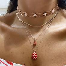moonstones cz station jewelry chain elegant women stunning lovely necklace fashion Modern faced stone Chic Christmas necklaces 2024 - buy cheap
