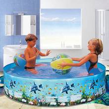 Outdoor Bathroom Garden Round Children Water Play Swimming Pool Summer Baby Kids Plastic Interactive Bathtub 2024 - buy cheap