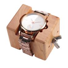 Wooden Watch Case Holder Block Vise Fixed Clamp Watch Band Strap Romover Watch Repair Battery Changing Tool for Watchmaker 2024 - buy cheap