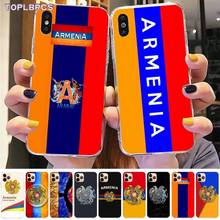 Armenia Armenians Flag Soft Phone Case Cover for iphone 13 8 7 6 6S Plus X 5S SE 2020 XR 11 pro XS MAX 2024 - buy cheap
