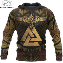 Sudadera con capucha y estampado 3D de Viking Huginn, prenda de vestir Unisex con estampado de cuervo de tatuaje, estilo Harajuku, Casual, a la moda, DW0028 2024 - compra barato