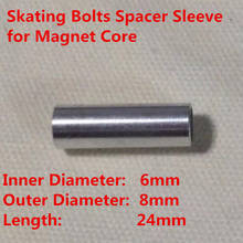 6mm inner diameter 8mm outer diameter skating wheel bolt sleeve spacer 608 688 bearing magnet core LED Flash Skates wheel rodas 2024 - buy cheap