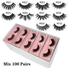 Mink Eyelashes Wholesale 10/30/50/100pcs 3d Mink Lashes Natural Mink Eyelashes Pack False Eyelashes Makeup False Lashes In Bulk 2024 - buy cheap
