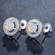 Women Earrings 1 Pair Elegant  Crystal Rhinestones Stud Earrings For Women Fashion Accessories Jewelry Gift 2024 - buy cheap