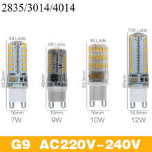 6PCS 220V G9 Led Lamp Bulb G4 Led Candle Light SMD 3014 2835 Corn Lamp 3W 5W 7W 9W 12W 15W Bombilla G9 Chandelier Lighting 240V 2024 - buy cheap