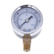 1/8 "NPT 0-30PSI Mini Luchtdrukmeter Compressor Hydraulische Gauge Manometer Druk Tester Terug Mount 1.5" Dial 2024 - buy cheap