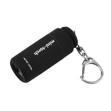 Lo más nuevo 1 Uds Mini llavero portátil linterna de bolsillo USB recargable lámpara linterna de luz 0,5 W 25Lm Multicolor Mini-antorcha 2024 - compra barato