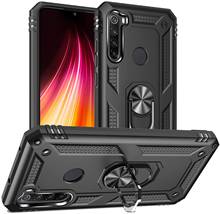 Funda a prueba de golpes para Xiaomi Redmi Note 8 T, protector militar contra caídas, soporte magnético para coche 2024 - compra barato