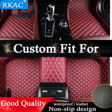 RKAC Custom car floor mats for Porsche All Models Cayenne Macan Panamera LEATHER car accessorie car styling floor mat 2024 - buy cheap