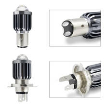 H4/H6 BA20D Moto LED Motorcycle Headlight Bulbs Dual Color Hi/Lo Beam Fog Lamp 2024 - buy cheap