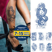 Juice Ink-tatuaje temporal resistente al agua para chica y Dragón, tatuaje falso, arte corporal, tatuaje falso, belleza, Flash, tatuaje 2024 - compra barato