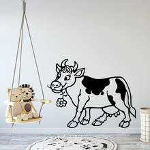 Lovely Milk Cow Wall Sticker For Kids Rooms Decor Wall Decals stickers mural pegatinas vaca 2024 - buy cheap