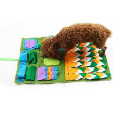 Pet Dog Snuffle Mat Pet Sniffing Training Blanket Detachable Fleece Pads Dog Mat Relieve Stress Nosework Puzzle Toy Pet Nose Pad 2024 - buy cheap