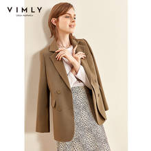 Vimly Office Ladies Blazers  Jackets Women Vintage Notched Double Breasted Business Jacket Female Formal Suit F2158 2024 - buy cheap