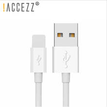 !ACCEZZ USB Charger Cable 8 Pin Lighting For iPhone X XS MAX XR Data Sync Fast Charging Long Cable 1M 3M For iphone 8 7 6 5 Plus 2024 - buy cheap