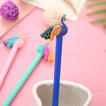 4Pcs Stationery Cartoon Cute Kawaii peacock Gel Pens Creative School Office Supply Handles sweet pretty lovely Ink pen 2024 - buy cheap