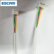 ESCAM Door cable  5M 2.54*4P 4 wire cable for video intercom Color Video Door Phone doorbell wired Intercom connection cable 2024 - buy cheap