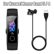 1 шт. 1 м USB зарядное устройство, кабель, браслет, часы, зарядная док-станция, колыбель для Huawei Honor Band 5 4, аксессуары для умных часов 2024 - купить недорого