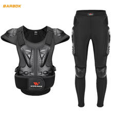 Conjunto de proteção motocross wosawe, jaquetas e calças sem mangas kit amortecedor para quadril motocicleta mtb equipamento de proteção adulto 2024 - compre barato