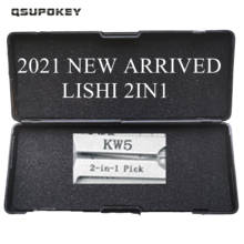 QSUPOKEY 2021 Новое поступление оригинальный LiShi 2 в 1 ремонтный инструмент слесарные инструменты KW5 для 6-контактного Kwikset Keyway 2024 - купить недорого