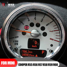 FOR Mini Cooper R55 R56 R57 R58 R59 R60 Car Speedometer Tachometer Drill Ring Sticker Zinc Alloy Crystal Decoration Styling 2024 - buy cheap