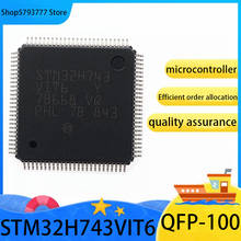 Чип микроконтроллера STM32H743VIT6 QFP-100 743VIT6 QFP100, 1-10 шт. 2024 - купить недорого