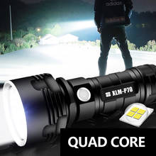 Super Powerful Led Flashlight Xhp70 Tactical Usb Rechargeable Lamp Ultra Bright Lantern Camping Flashlight For Camping Fishing 2024 - buy cheap