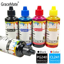 Набор для заправки чернил GraceMate PG240 CL241, совместим с принтерами Canon Pixma MX372 MX392 MX432 MX439 MX452 MX472 MX512 MX522 MX532 2024 - купить недорого