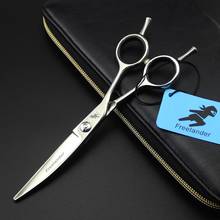 6" Willow Curved scissors japanese 440C hair cutting shears hair cut barber scissors hairdressing scissors hairdresser supplies 2024 - buy cheap