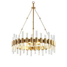LED Modern Gold Crystal Clear Designer LED Chandelier Lighting Lustre Suspension Luminaire Lampen For Dinning Room 2024 - buy cheap