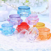 5g Colorful Bottle Square Transparent Cosmetic Empty Cream Bottle Cosmetic Box Plastic Face Cream Jar Pot Container Random Color 2024 - buy cheap
