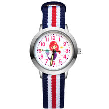 Relojes de pulsera con correa de nailon y cuarzo JA207 para niños, niñas y estudiantes, estilo bonito y a la moda 2024 - compra barato