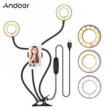 Selfie Ring Light With Long Arm Lazy Mobile Phone Holder Bracket Photography Ringlight LED For Youtube Live Stream aro de luz 2024 - buy cheap