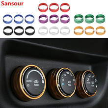 Interior Mouldings for Jeep Wrangler Compass Patriot Car Air Conditioning Switch Knob Button Decoration Cover Accessories 2024 - buy cheap